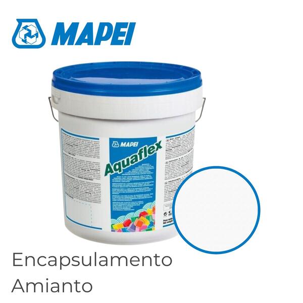 Membrana Líquida Elástica Mapei Aquaflex Encapsulamento Amianto Aquaflex System 20KG - Branco - 20 kg