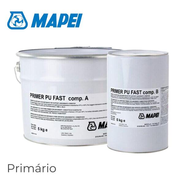 Primário Poliuretano Bicomponente Mapei Primer Pu Fast p/ Membranas Purtop