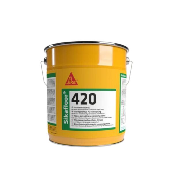 Revestimento Elástico Poliuretano Sikafloor420 Impermeável Tecnologia iCure Acabamento Final p/Betão
