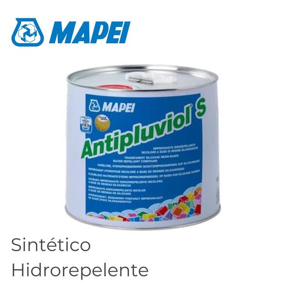 Repelente Água Incolor Mapei Anti Pluviol S Impermeabilização Muros e Telhados 5/10Kg - Mapei - 9900301001618