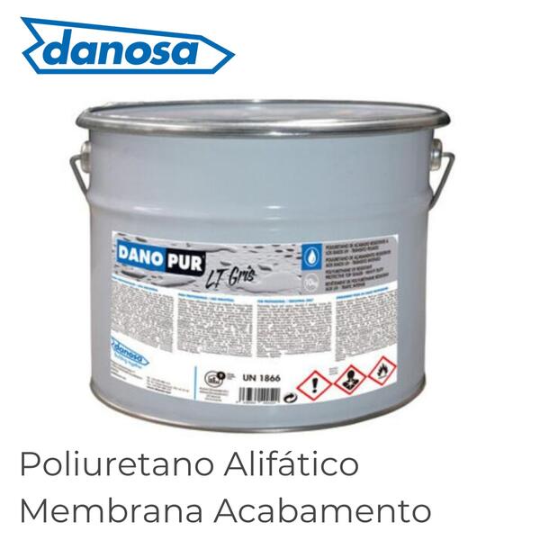 Membrana Líquida Poliuretano Danopur LT Resistência UV Acabamento Sistemas Impermeáveis
