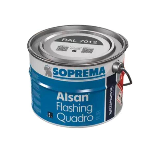 Impermeabilização a Frio Alsan Flashing Quadro sem Primário Betão Madeira Betuminoso PVC TPO Remates