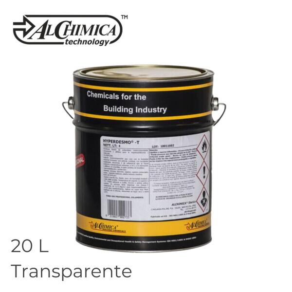Membrana Líquida Poliuretano Hyperdesmo-T p/ Impermeabilização Terraços Varandas Não Amarelece - Incolor - 20 Litros