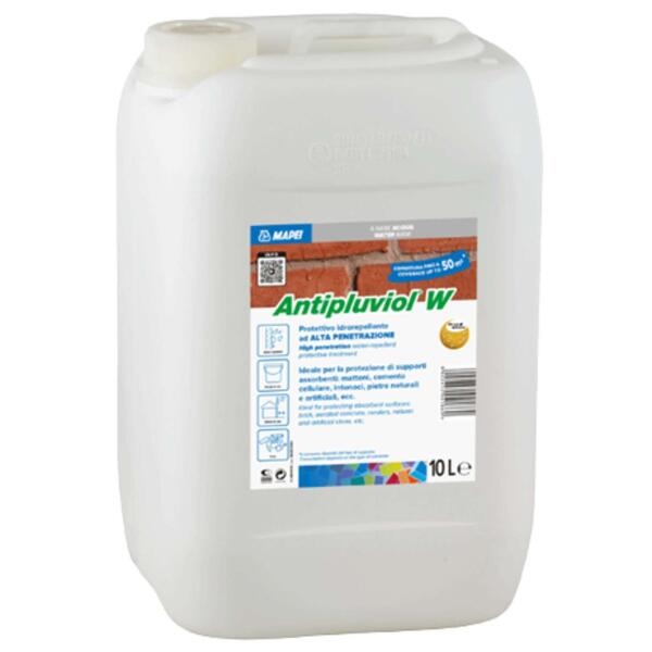 Repelente Água Mapei Antipluviol W 10L Incolor Impermeabilização Muros e Telhados