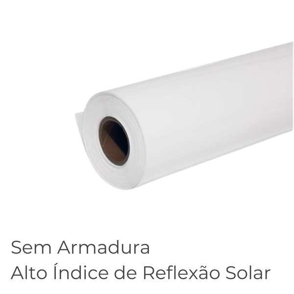 Membrana TPO Flagon EP 1,5 mm Energy Plus Sem Armadura Branco