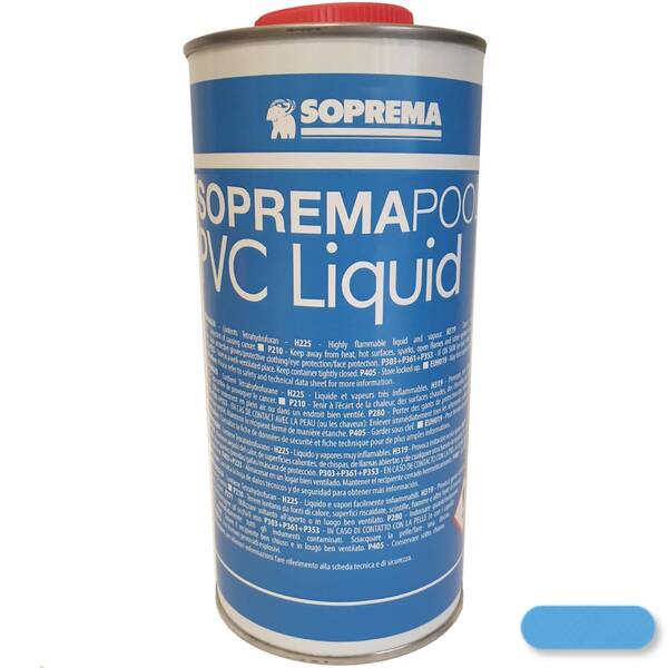 PVC Líquido Selante SopremaPool - Azul Azure - 1 litro (156992/AB)