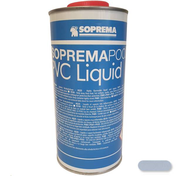 PVC Líquido Selante SopremaPool - Cinza Claro - 1 litro (156992/GC)