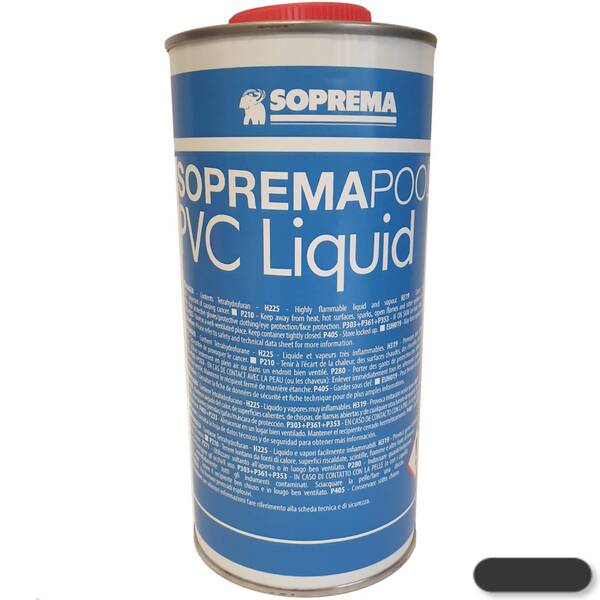 PVC Líquido Selante SopremaPool - Black/Negro - 1 litro (156992/NB)