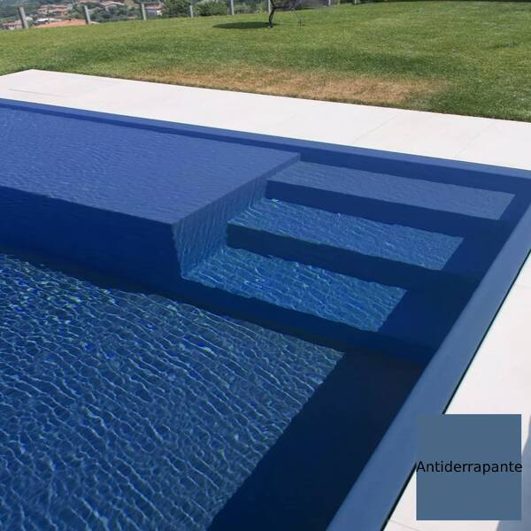 Membrana PVC Piscina Antiderrapante SopremaPool Grip Unicolor 1,65x10m - Azul Zafiro (156991/BS) - 10 m x 1,65 m x 1,5 mm