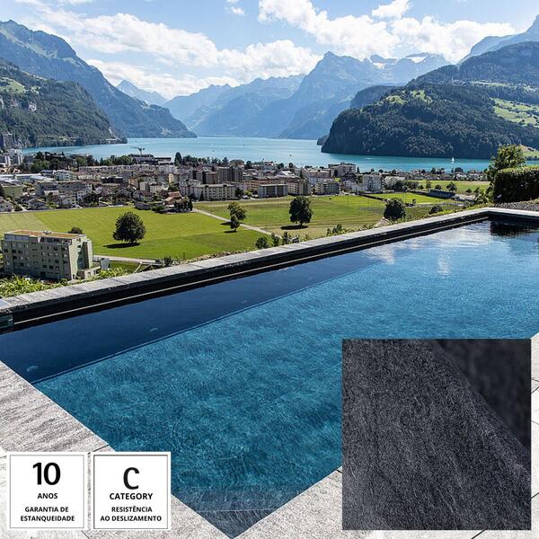 Membrana PVC Piscina 3D Renolit Alkorplan Touch 2MM 1,65X25M Relevos Originais - Elegance (35517701F) - 1,65 m x 25 m x 2 mm