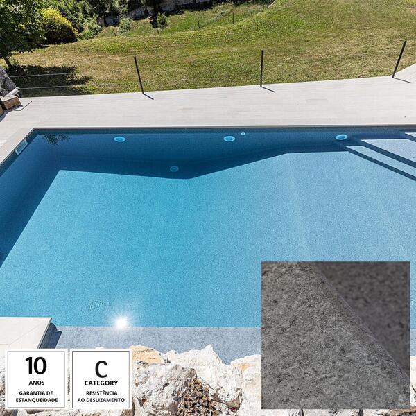 Membrana PVC Piscina 3D Renolit Alkorplan Touch 2MM 1,65X25M Relevos Originais - Prestige (35517603F) - 1,65 m x 25 m x 2 mm
