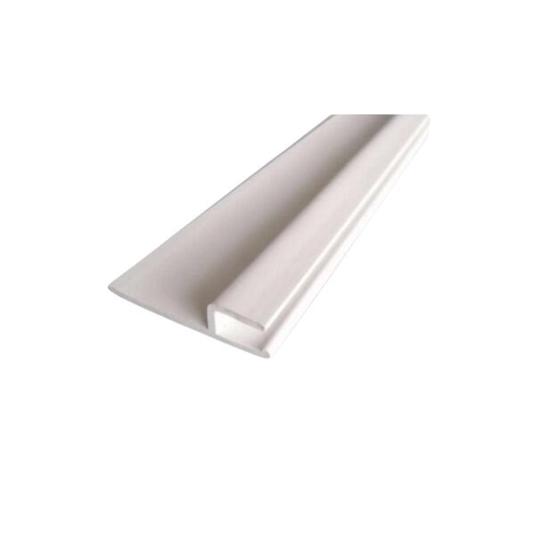 Perfil Horizontal PVC 2M Calha 44MM Fixação Piscinas