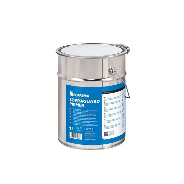Primário Limpeza e Preparação Química Sopraguard Primer 1L Membranas EPDM - Soprema - 9900301300506