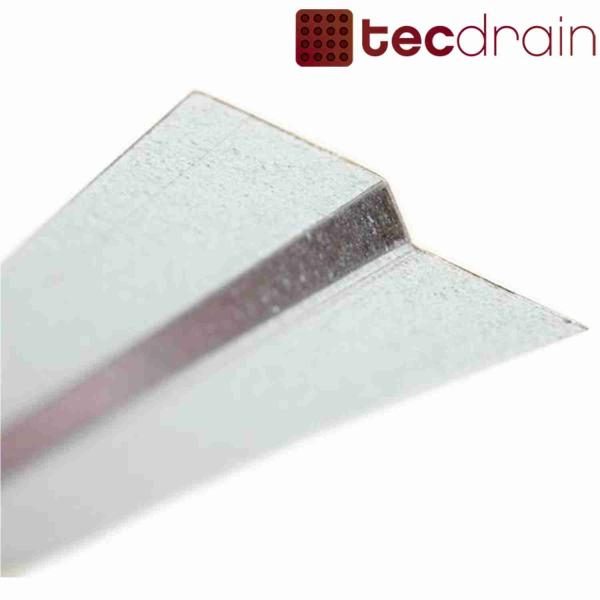 Perfil Remate Metálico para Membranas Drenantes TECdrain - 2 m