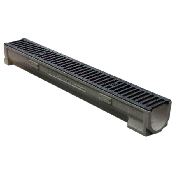 Canal Drenagem em Betão Polímero com Grelha em Ferro Fundido e Anti-Roubo