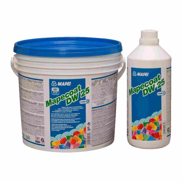 Tinta Antiácida e Atóxica Revestimnetos de Reservatórios Água Potável Mapei Mapecoat DW25