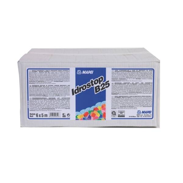 Junta Bentonítica Hidro-Expansiva Mapei Idrostop B25 para Selagem Juntas Betonagem