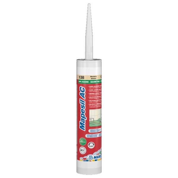 Selante Silicone Resistente Bolor Juntas Dilatação Mapei Mapesil AC 310ML