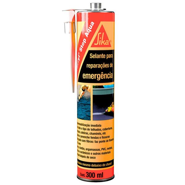 Selante Acrilico Reparações de Emergência e Impermeabilização Sikacryl Stop Aqua 300ML