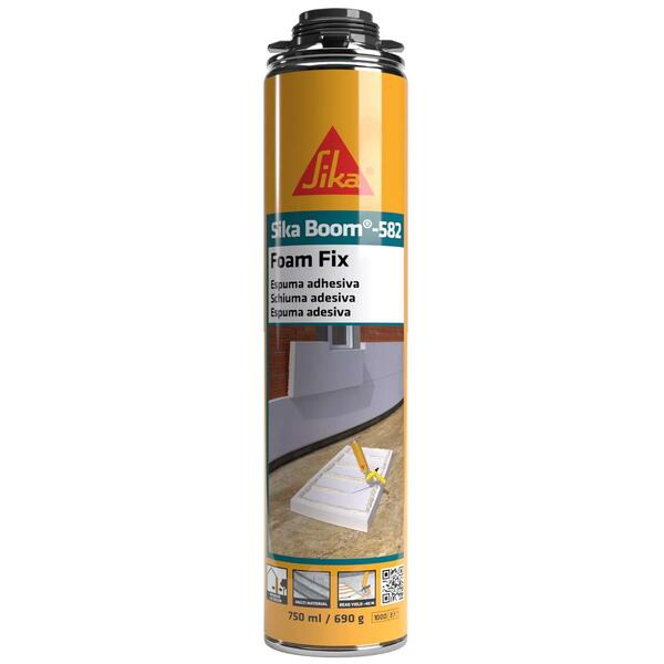 Espuma Autoexpansiva Colagem Sika Boom-582 750ml Pistolável EPS XPS ETICS OSB Cortiça