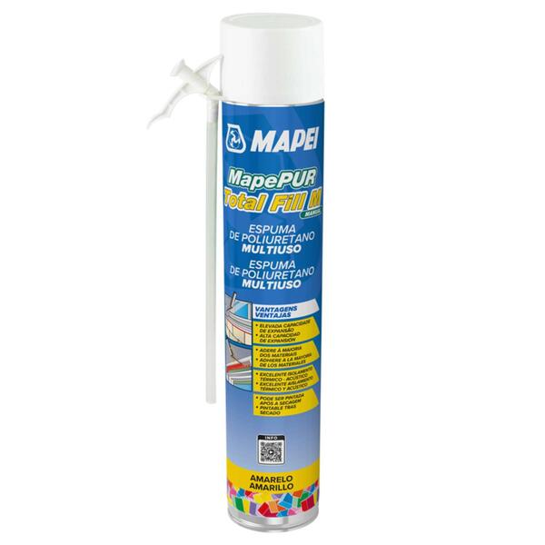 Espuma Enchimento e Isolamento Térmico e Acústico Mapei Mapepur Total Fill M 750ml Manual - Mapei - 8022452581403