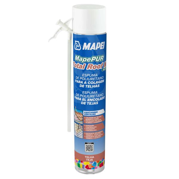 Espuma Fixação Rápida Telhas Mapei Mapepur Total Roof M 750ml Manual - Mapei - 8022452581380