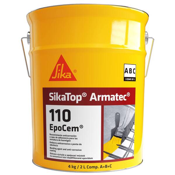 Agente de Aderência, Revestimento Anticorrosivo Sikatop Armatec 110 Epocem para Armaduras
