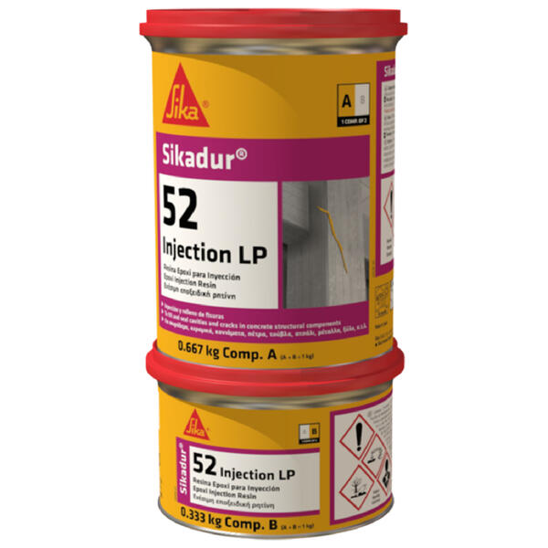 Resina Epoxi Injeção Fissuras Sika Sikadur-52 Injection LP (A+B)