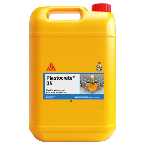 Hidrófugo Concentrado para Betão e Argamassa Sika Plastocrete 05