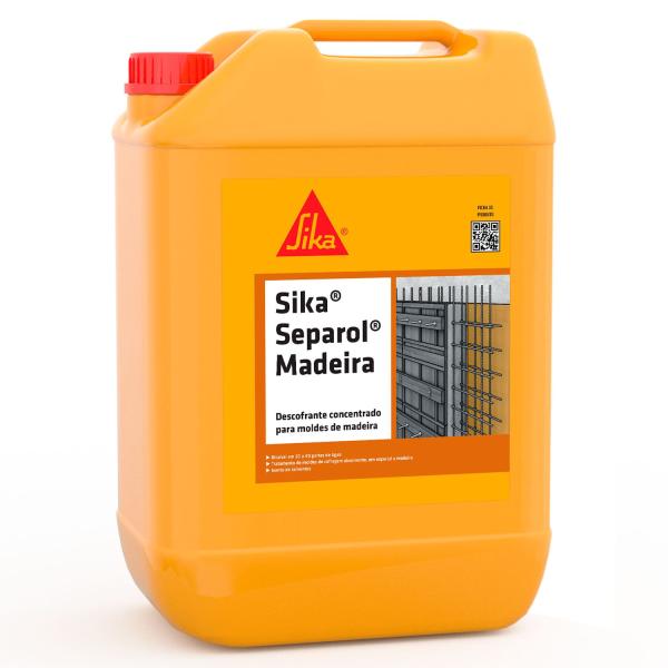 Descofrante de Alto Desempenho para Moldes de Madeira Sika Separol Madeira Castanho Claro - Sika - 7612895055688