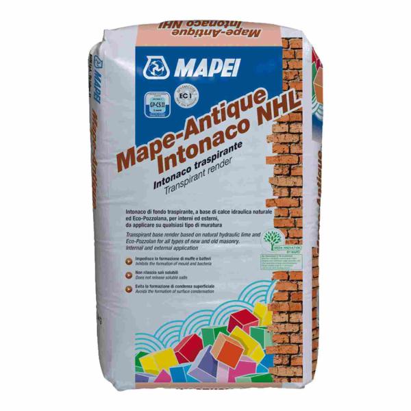 Reboco Mapei Mape-Antique Intonaco NHL