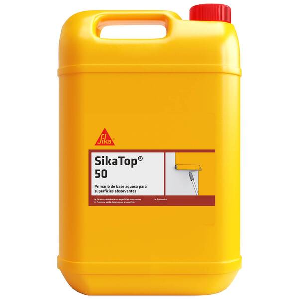Resina de Aderência Sika SikaTop 50 para Argamassa e Gesso - Branco – 5 kg