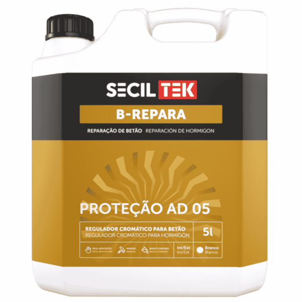 Regulador Cromático para Betão SecilTek B-Repara Proteção AD 05
