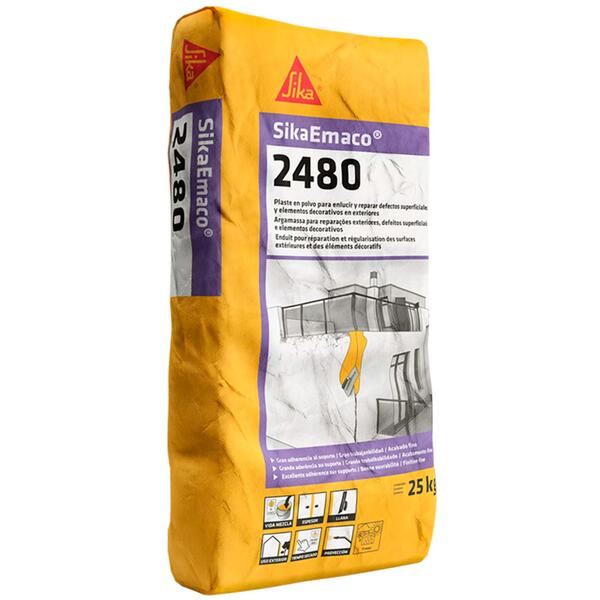 Argamassa Autonivelante Alta Resistência Reparação Reforço Estruturas 15-150MM R4 SikaEmaco-2480