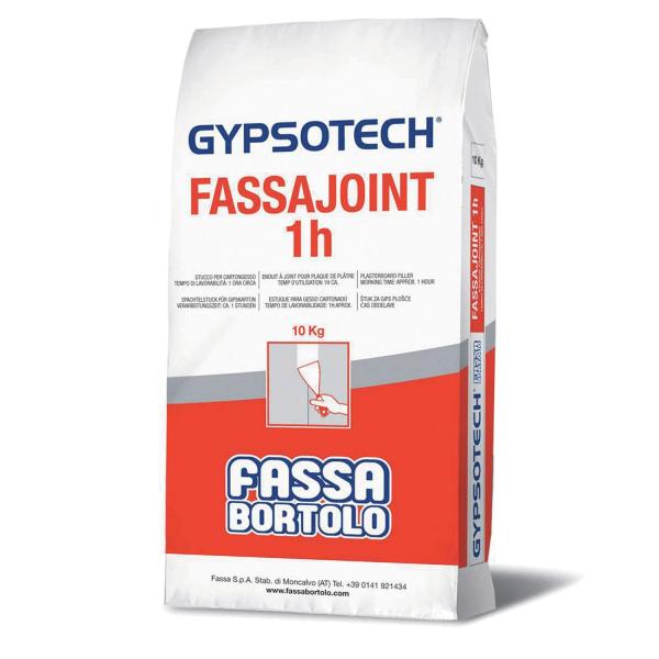 Massa para Juntas Placas Gesso Cartonado Fassa Fassajoint 1h 10KG