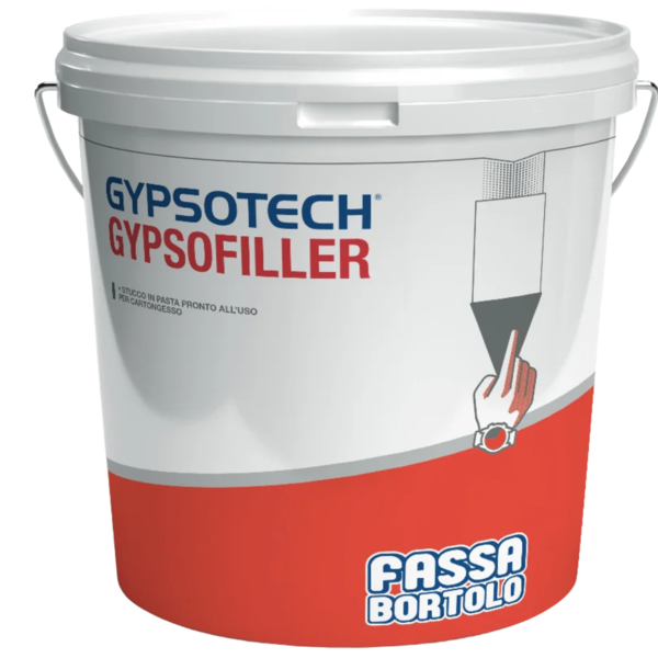 Estuque em Pasta para Juntas e Barramento Total Placas Gesso Cartonado Fassa Gypsofiller
