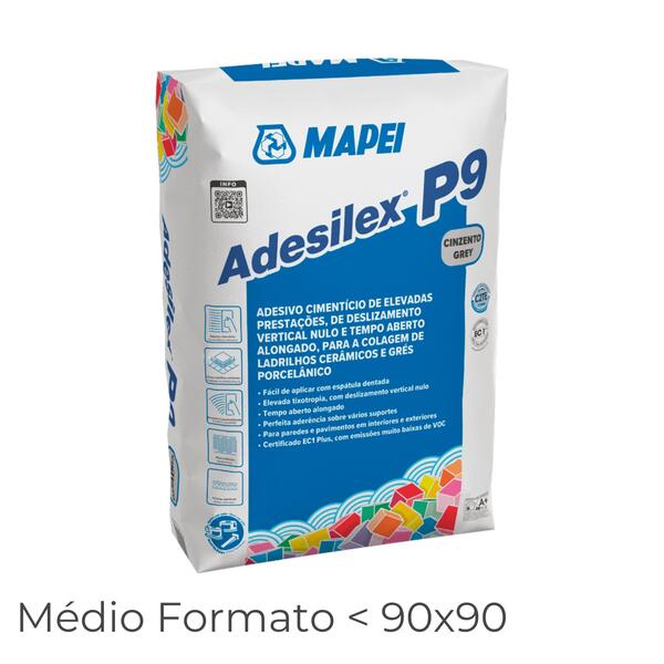 Cimento Cola C2TE Tixotrópico Interior/Exterior Gesso Cartonado Mapei Adesilex P9
