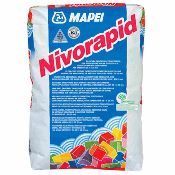 Argamassa de Regularização Interior, Secagem Rápida Mapei Nivorapid 25KG