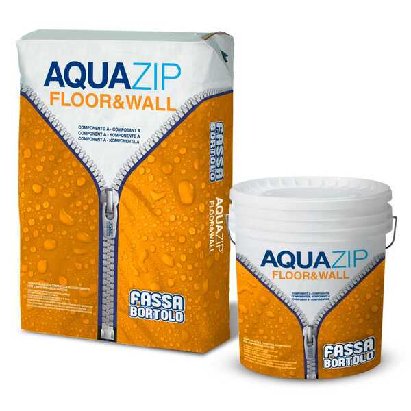 Argamassa Impermeabilização Pressão Positiva e Negativa Piscinas Fassa Aquazip Floor & Wall