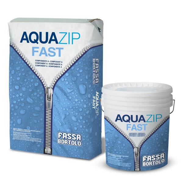 Argamassa Impermeabilização Secagem Rápida Fassa Aquazip Fast Kit (A+B) 36Kg - Kit (A+B) 36 Kg