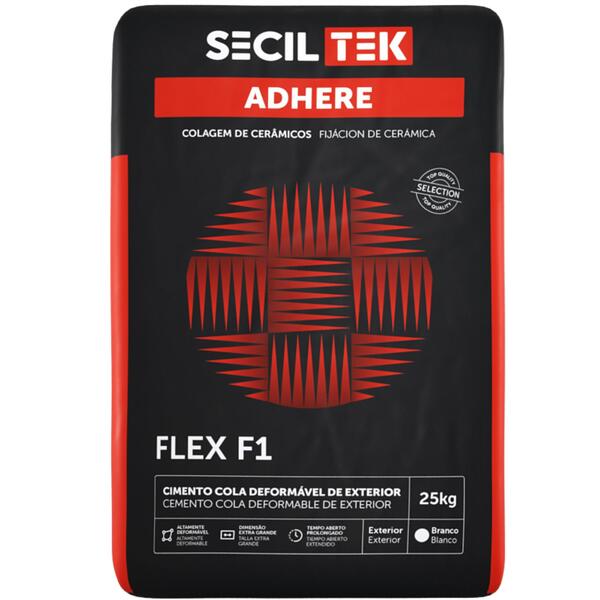 Cimento Cola Deformável Plus Exterior SecilTek Adhere Flex F1 C2TES2