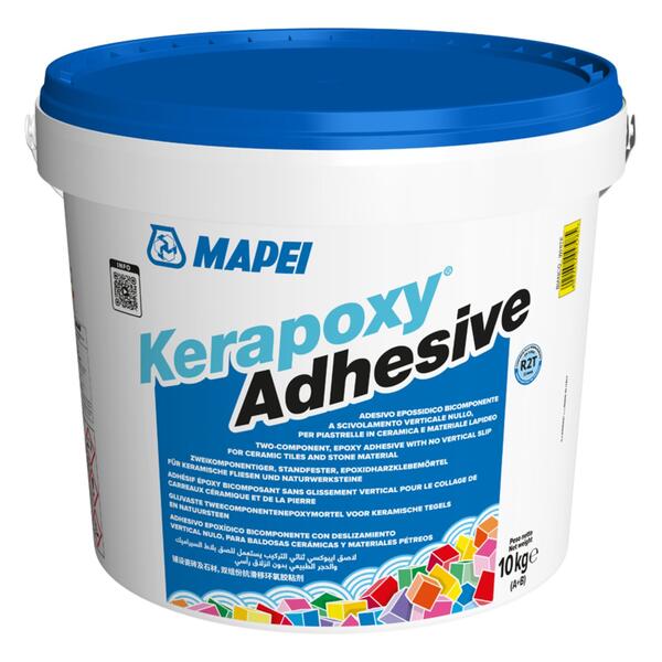 Cimento Cola R2T Epóxi Interior/Exterior Mapei Kerapoxy Adhesive 10KG - Mapei - 9900800504030