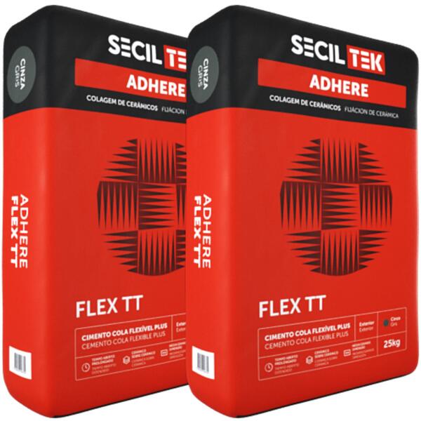 Cimento Cola Flexível Cerâmica sobre Cerâmica SecilTek Adhere Flex TT C2TE