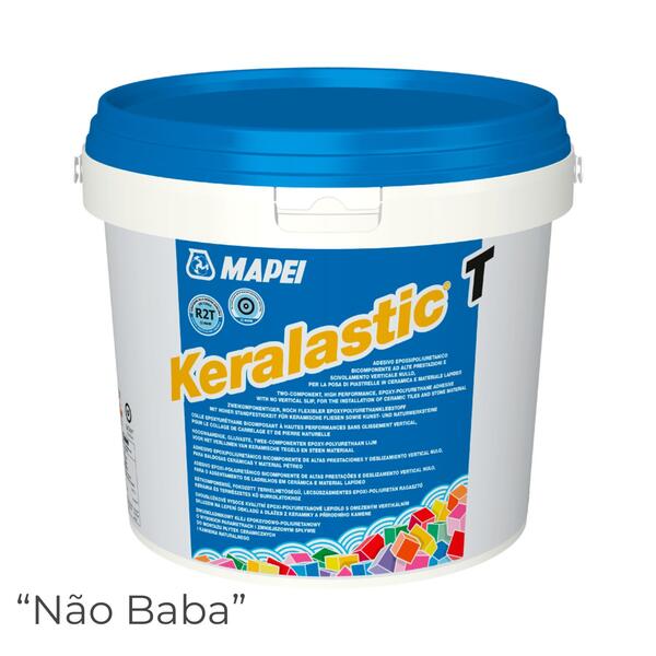 Cimento Cola Bicomponente R2T Cerâmica Grande Formato Pedra Natural Mapei Keralastic T