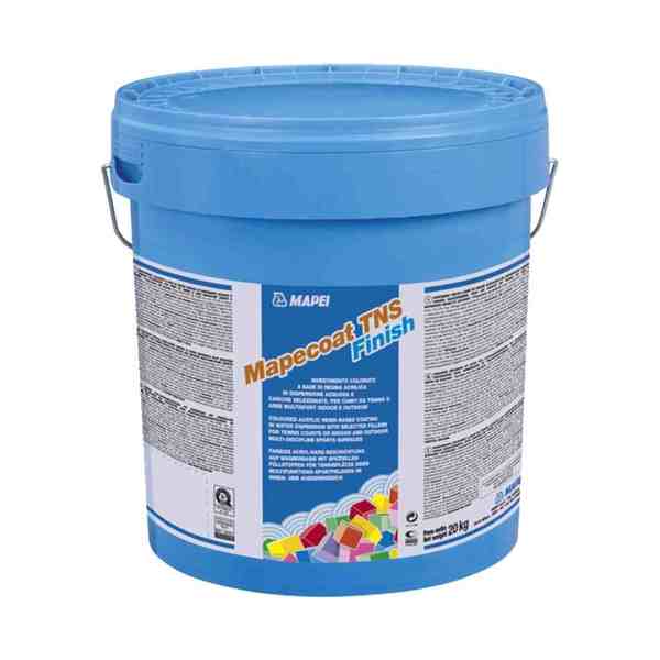 Revestimento Colorido Mapei Mapecoat TNS Finish 4 para Campos de Ténis e Áreas de Multidesporto - 16 Azul Escuro - 20 kg