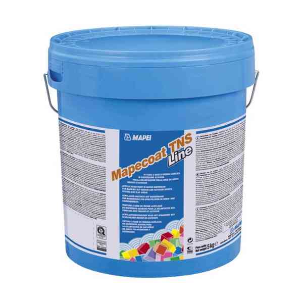 Tinta à Base de Resina Acrílica Mapei Mapecoat TNS Line para Demarcação de Campos de Jogos - 9 Laranja - 5 kg