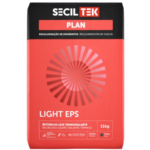 Betonilha Leve EPS Termo Isolante Espessura 4 a 20 cm Piso Radiante Plan Light EPS SecilTek