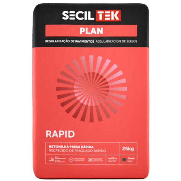 Betonilha de Presa Rápida SecilTek Plan Rapid para Regularização de Pavimentos 25KG