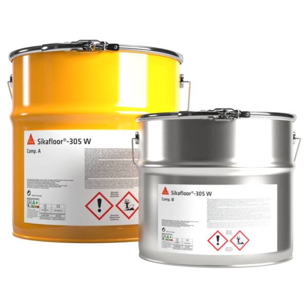 Selante de Poliuretano Sika Sikafloor 305 W - RAL7035 - Kit 10 kg