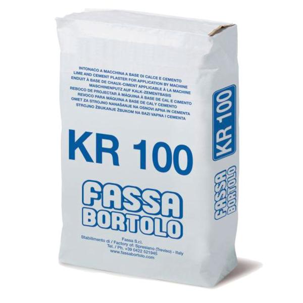 Argamassa Reboco Alta Resistência Colagem Pedra Fachada Fassa KR 100